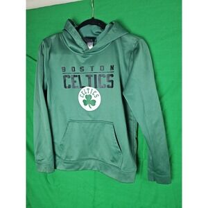 Boston Celtics NBA '47 Brand Pullover Hoodie Sweatshirt Kelly Green Adult Size M
